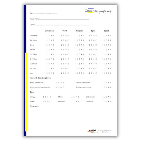 Image of The Coach's Report Card
