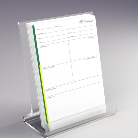 Image of Match Cards - Tennis Journal