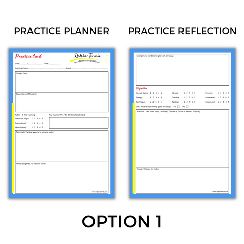 Image of Match Cards - Tennis Journal