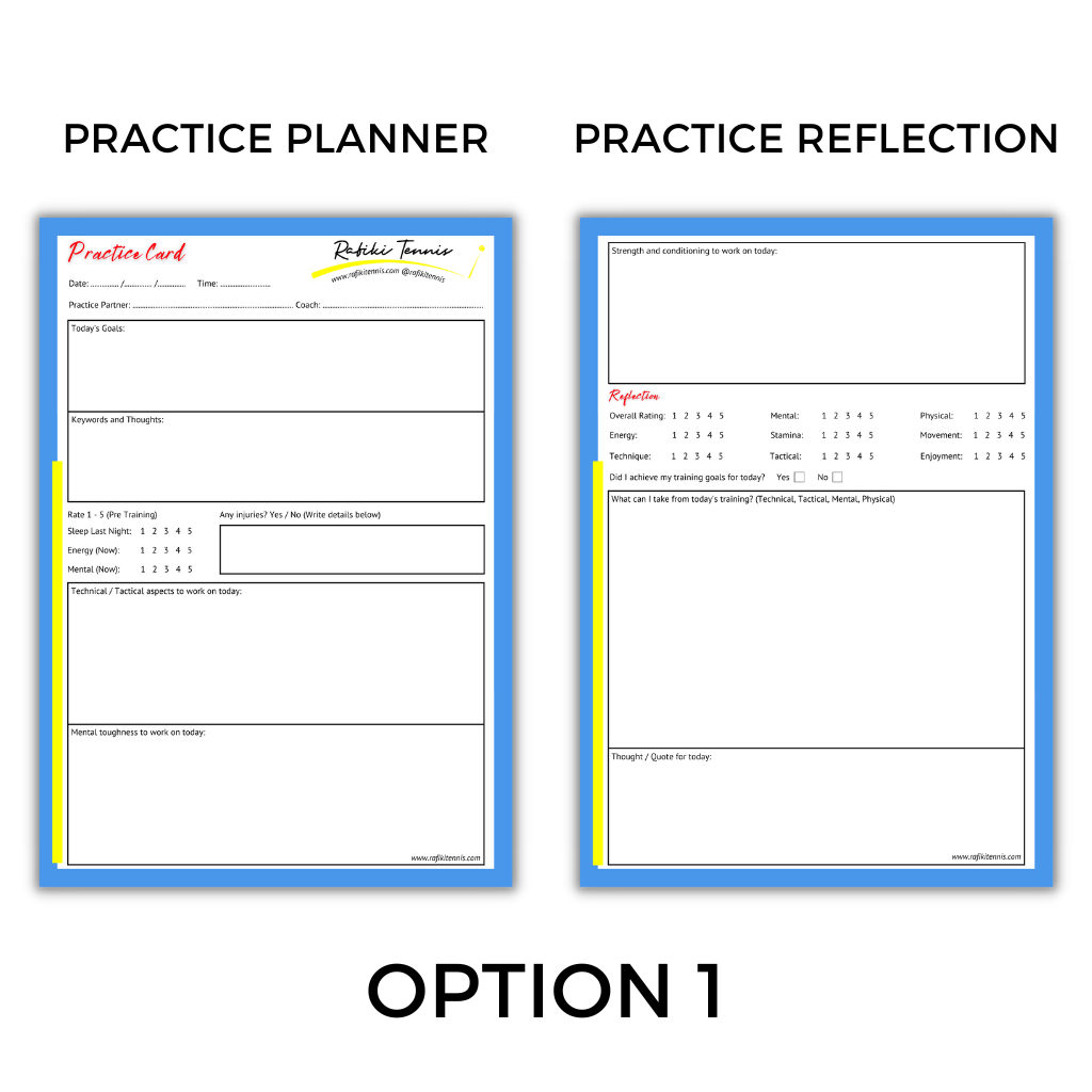 Match Cards - Tennis Journal